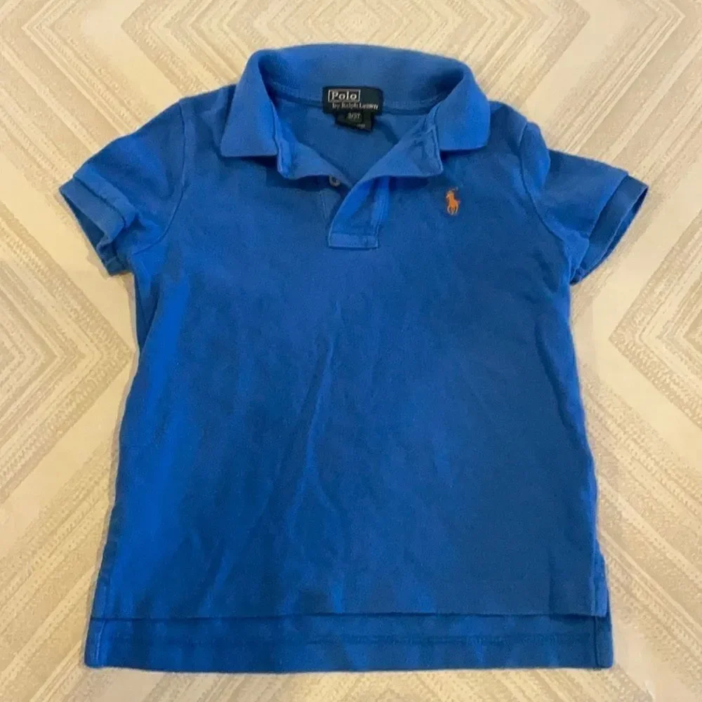 Polo Ralph Lauren Toddler Boys Blue Polo Shirt